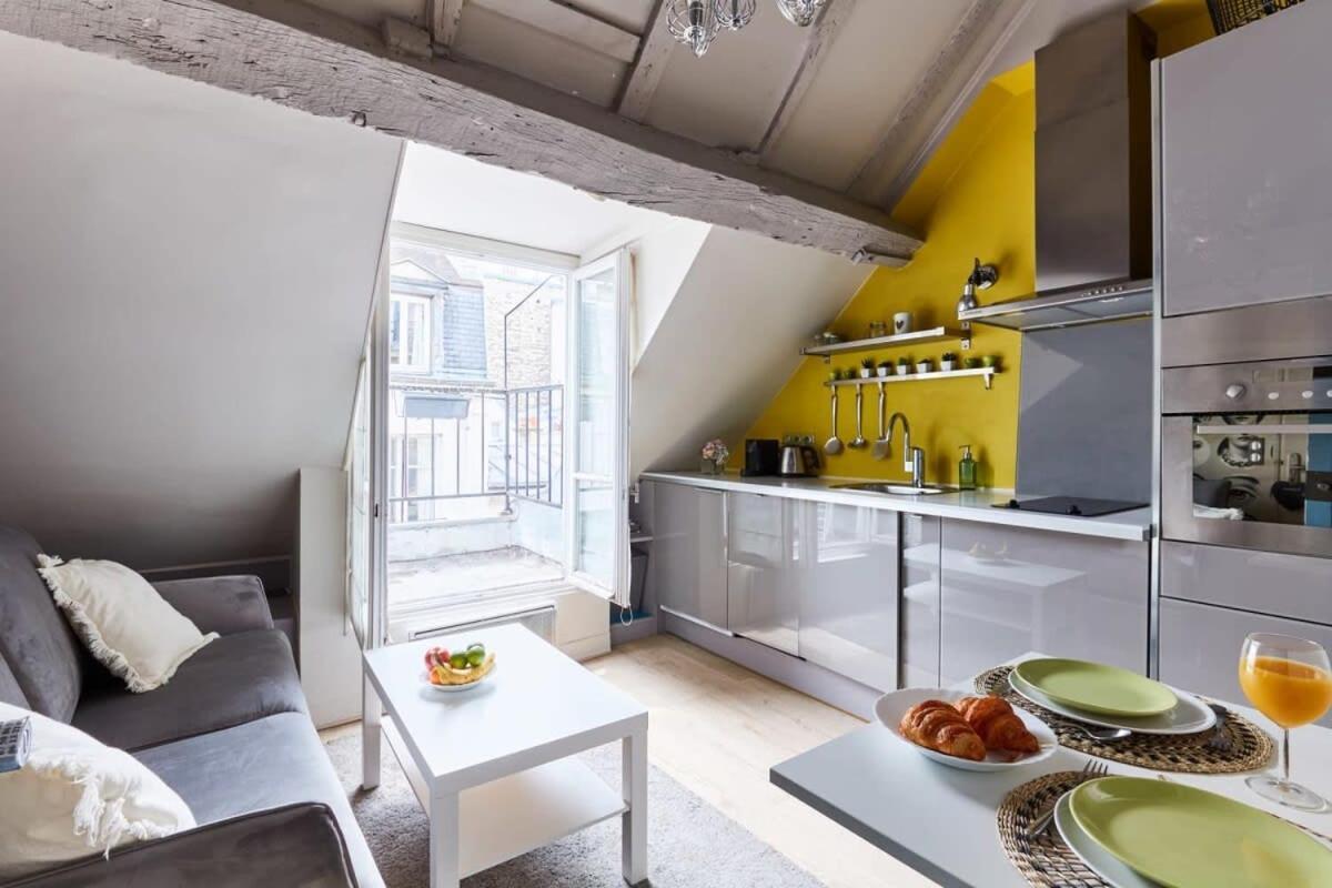 パリVosges 1Br Cozyアパートメント エクステリア 写真
